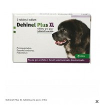 Dehinel Plus XL tablety pre psov 2 tbl.